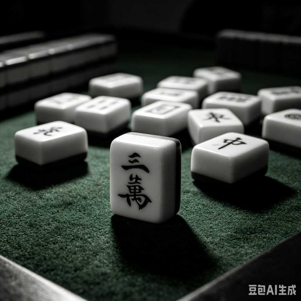 decorative text mahjong set